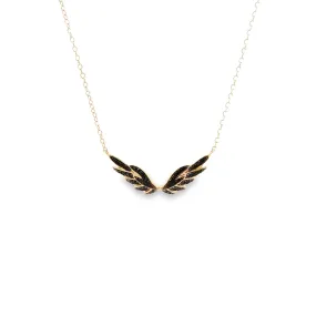 WD1247 14kt Gold Diamond Wings