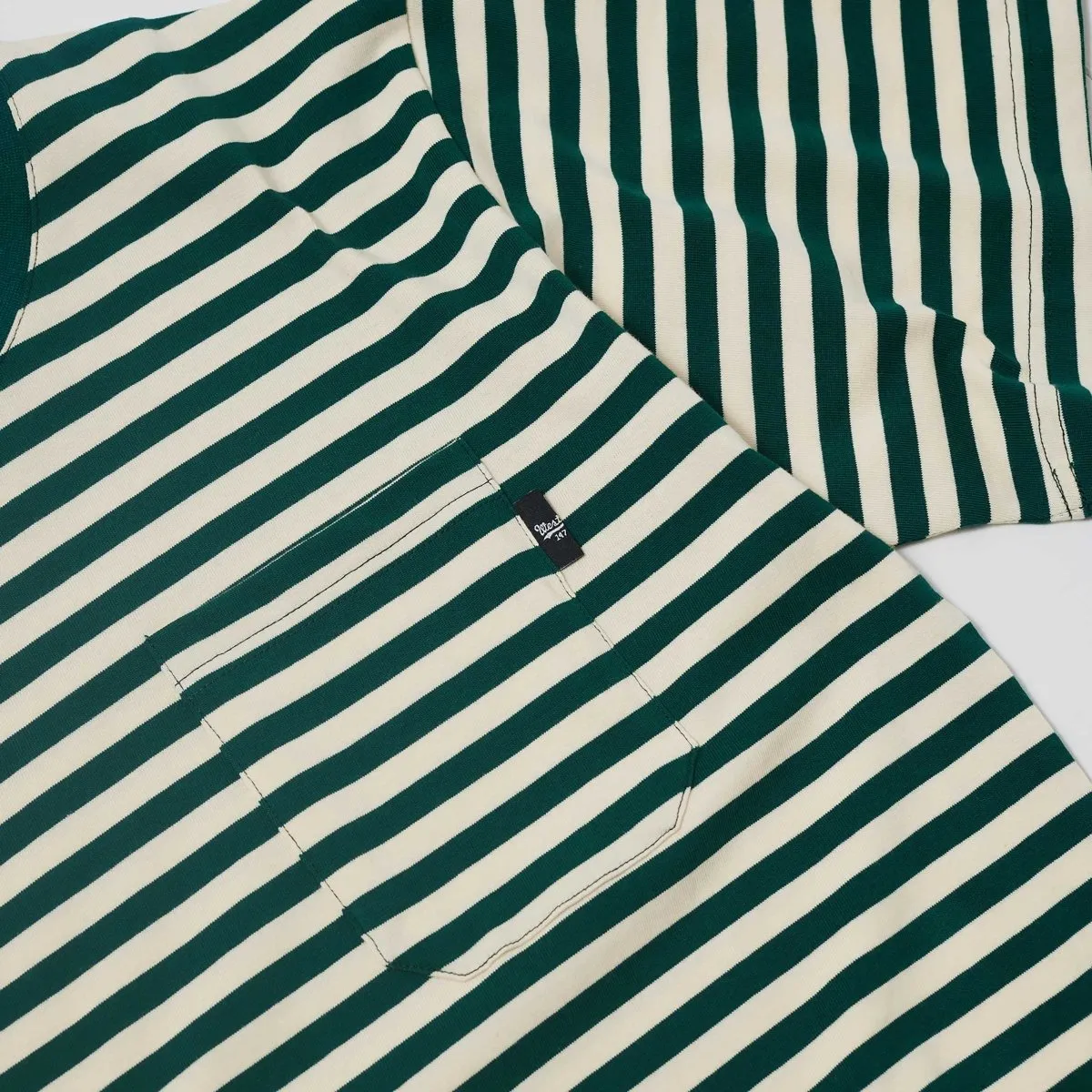 West NYC Stripe Tee Forest/Sail